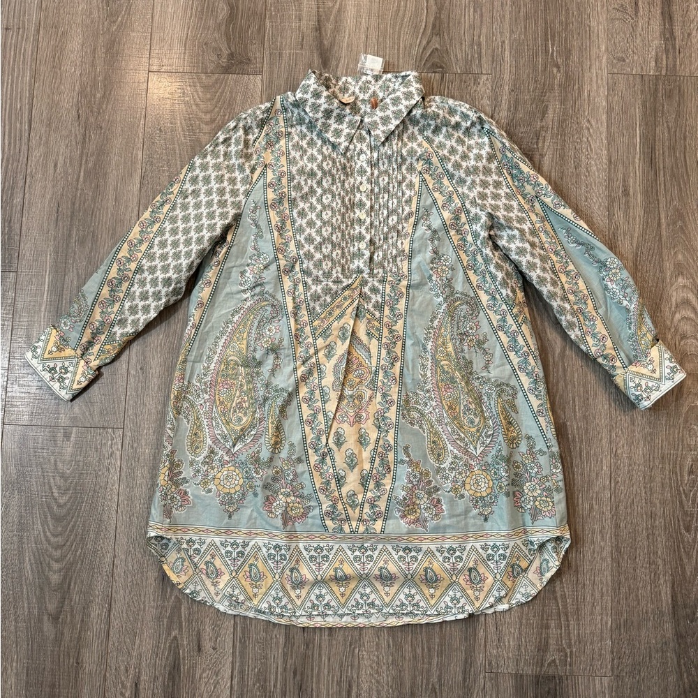 SOFT SURROUNDINGS ARTISTIC FLOWY BLOUSE